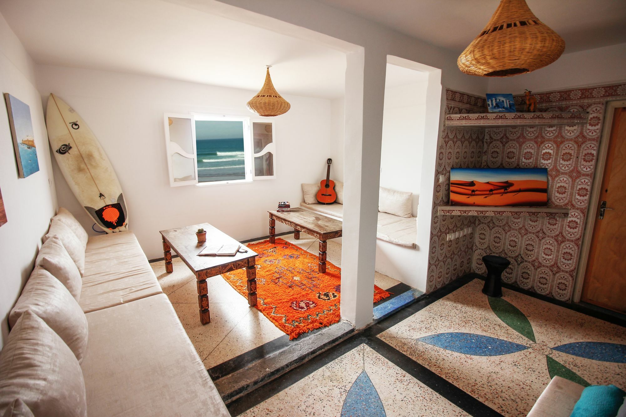 Blue Waves Surf House Hotel Agadir Exterior photo